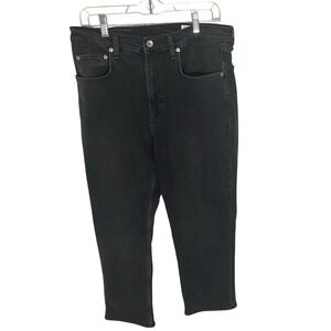 Rag & Bone Women's 30 Wren High Rise Slim‎ Straight Dark Wash Jeans